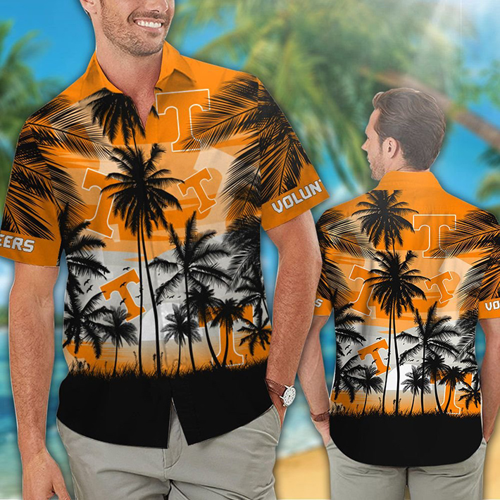 Tennessee Volunteers Tropical Hawaiian Shirt, Short