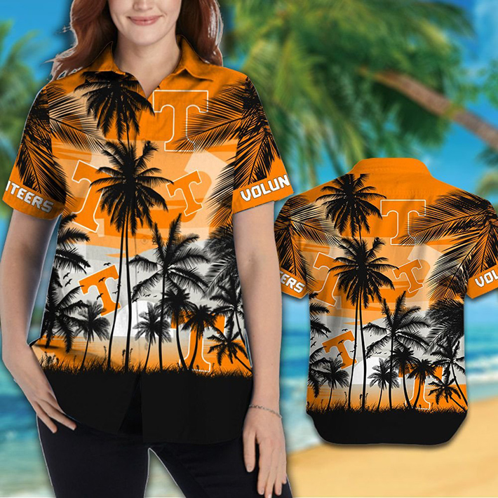 Tennessee Volunteers Tropical Hawaiian Shirt, Short1