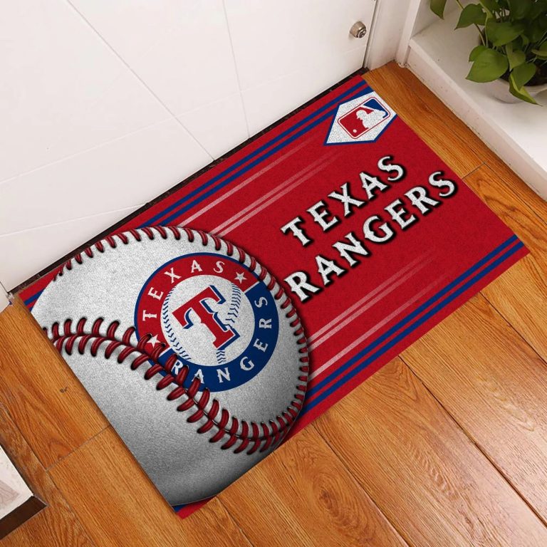 Texas Rangers Baseball Doormat2