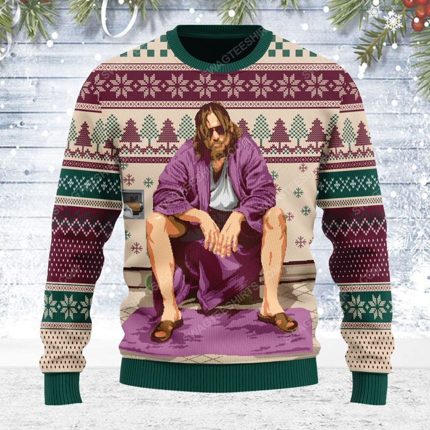 [special edition] The big lebowski ugly christmas sweater – maria