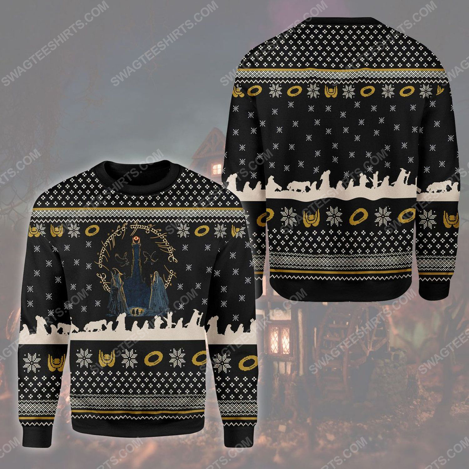 [special edition] The lord of the rings witch king ugly christmas sweater – maria