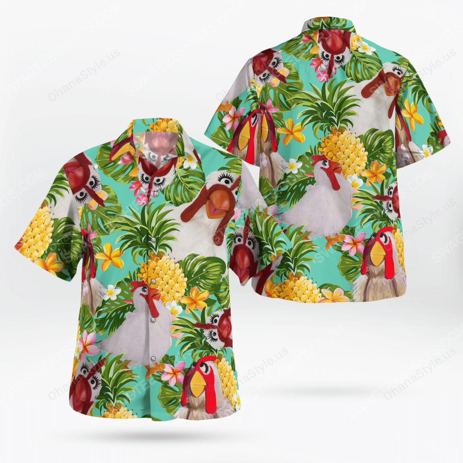 [special edition] The muppet show camilla the chicken hawaiian shirt – maria