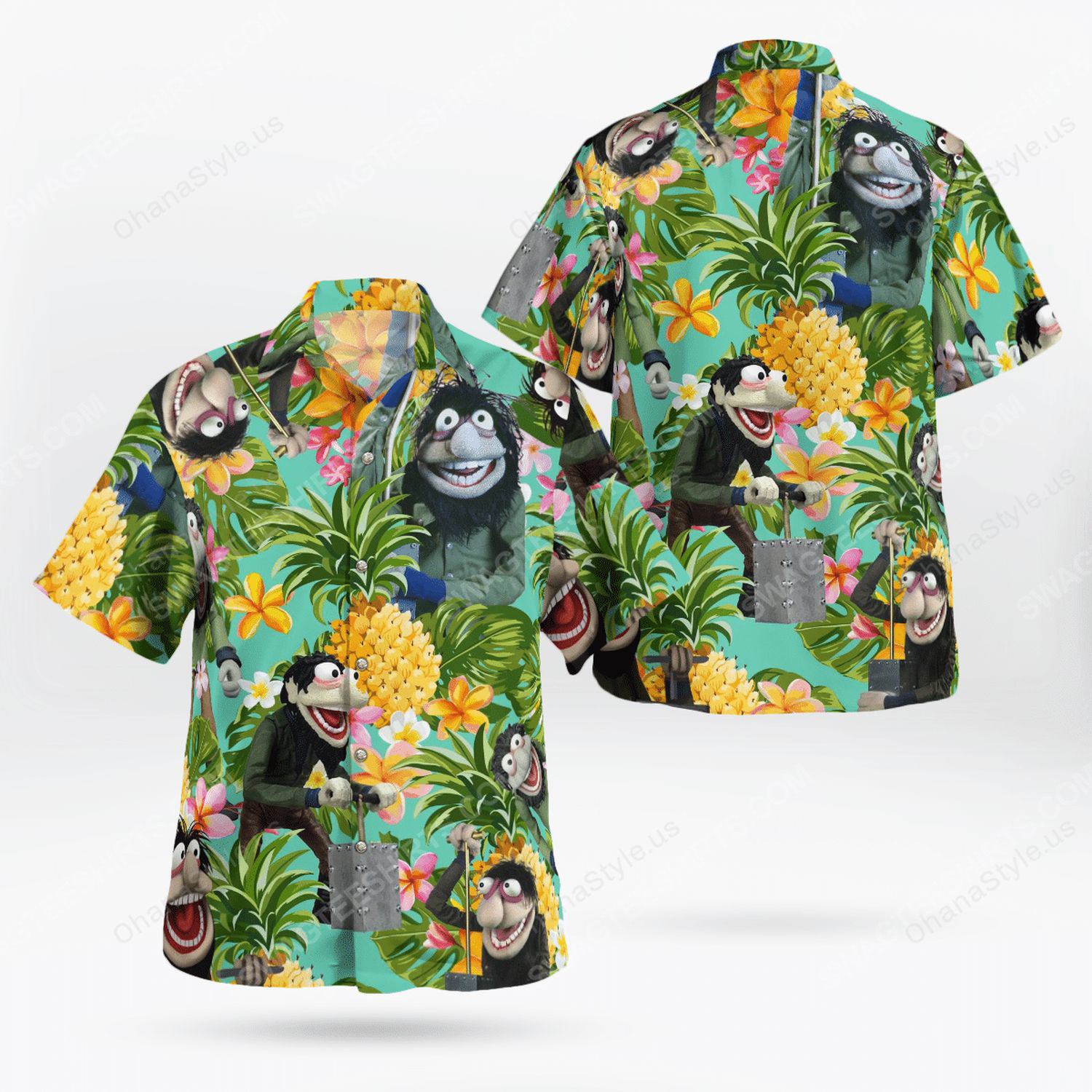 The muppet show crazy harry hawaiian shirt