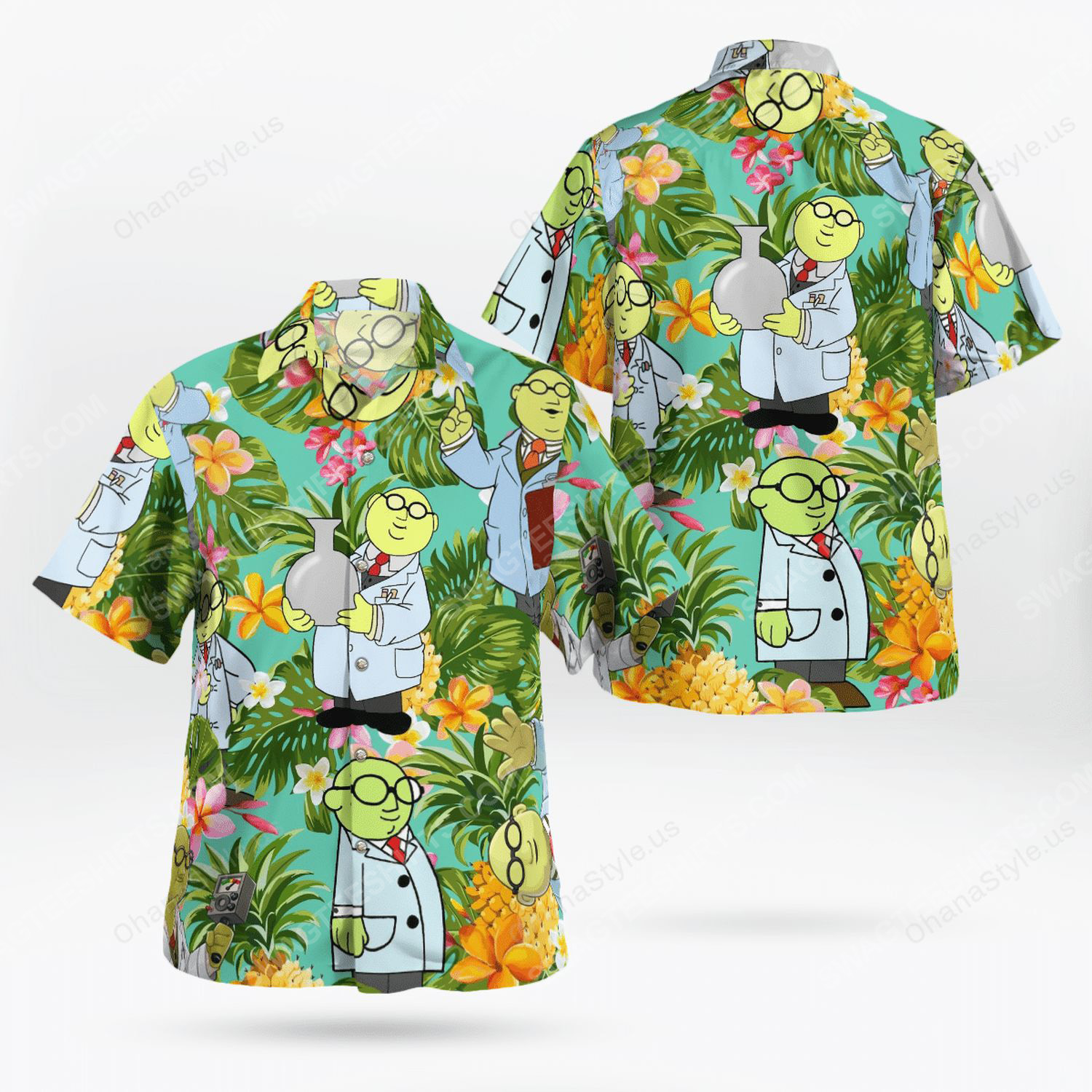 [special edition] The muppet show dr bunsen honeydew hawaiian shirt – maria