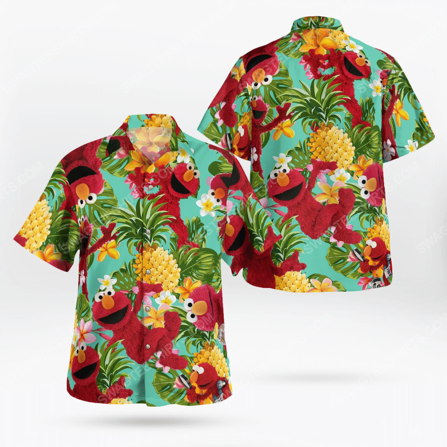 The muppet show elmo hawaiian shirt