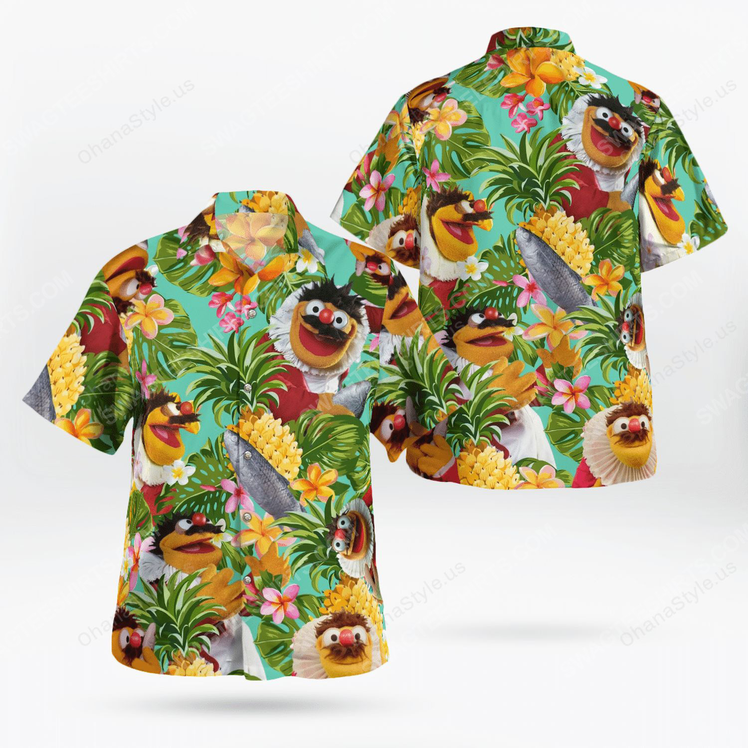 [special edition] The muppet show lew zealand hawaiian shirt – maria