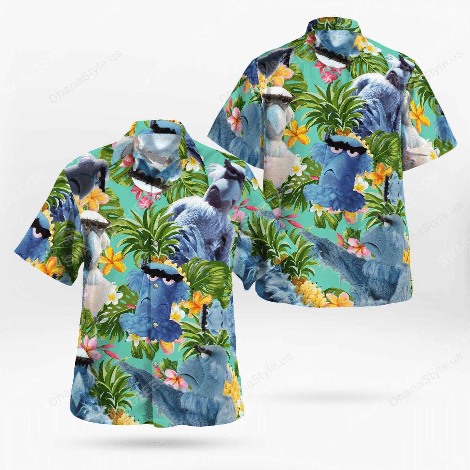 The muppet show sam the eagle hawaiian shirt