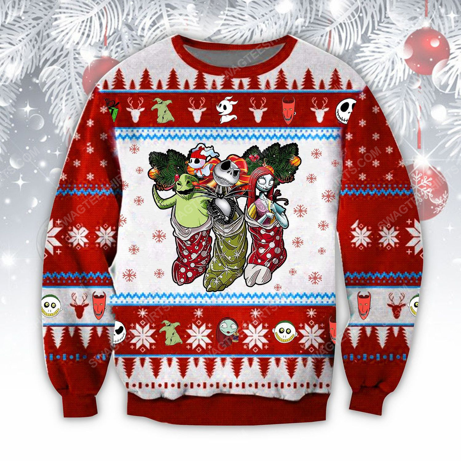 [special edition] The nightmare before christmas ugly christmas sweater – maria