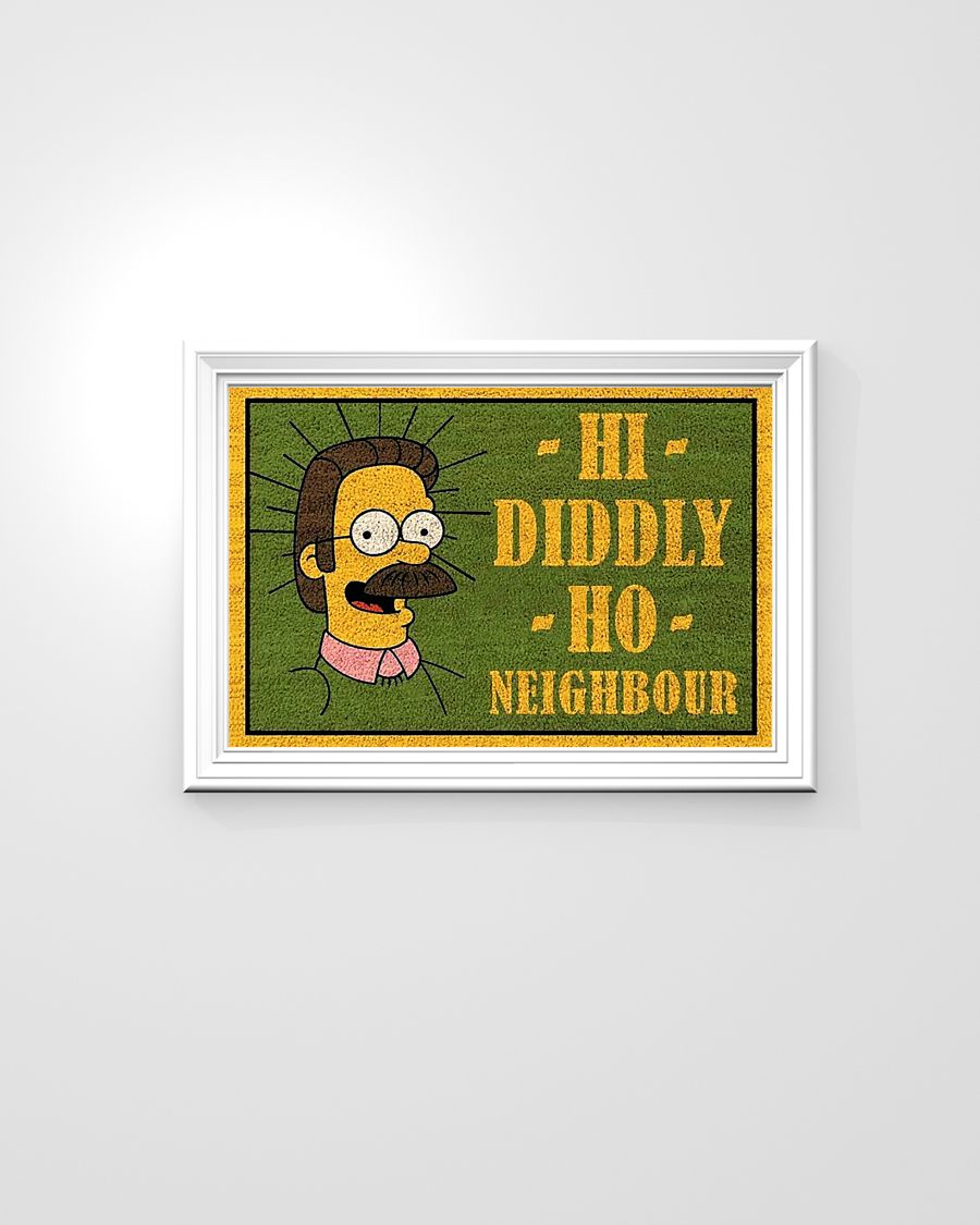 The simpsons hi diddly ho nighbour poster 7
