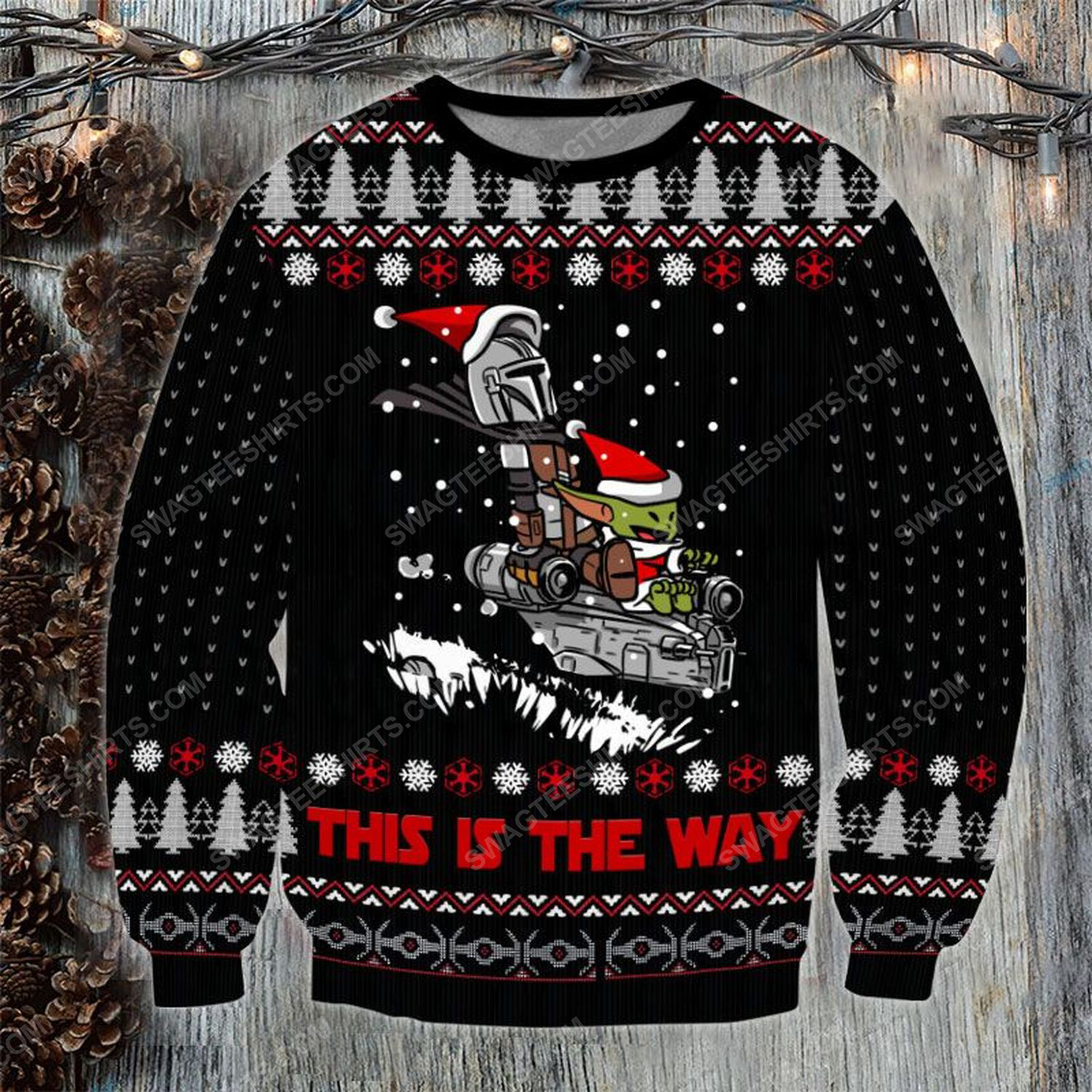 [special edition] This is the way star wars ugly christmas sweater – maria