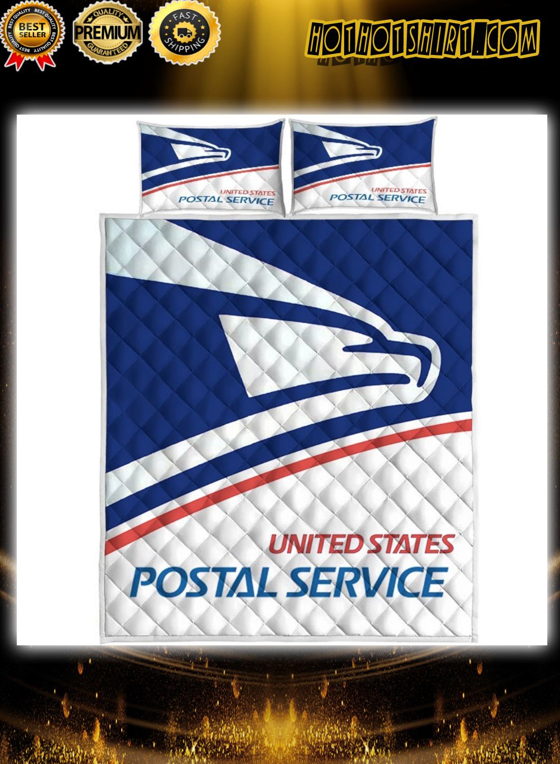 USPS United states poster service bedding set 1
