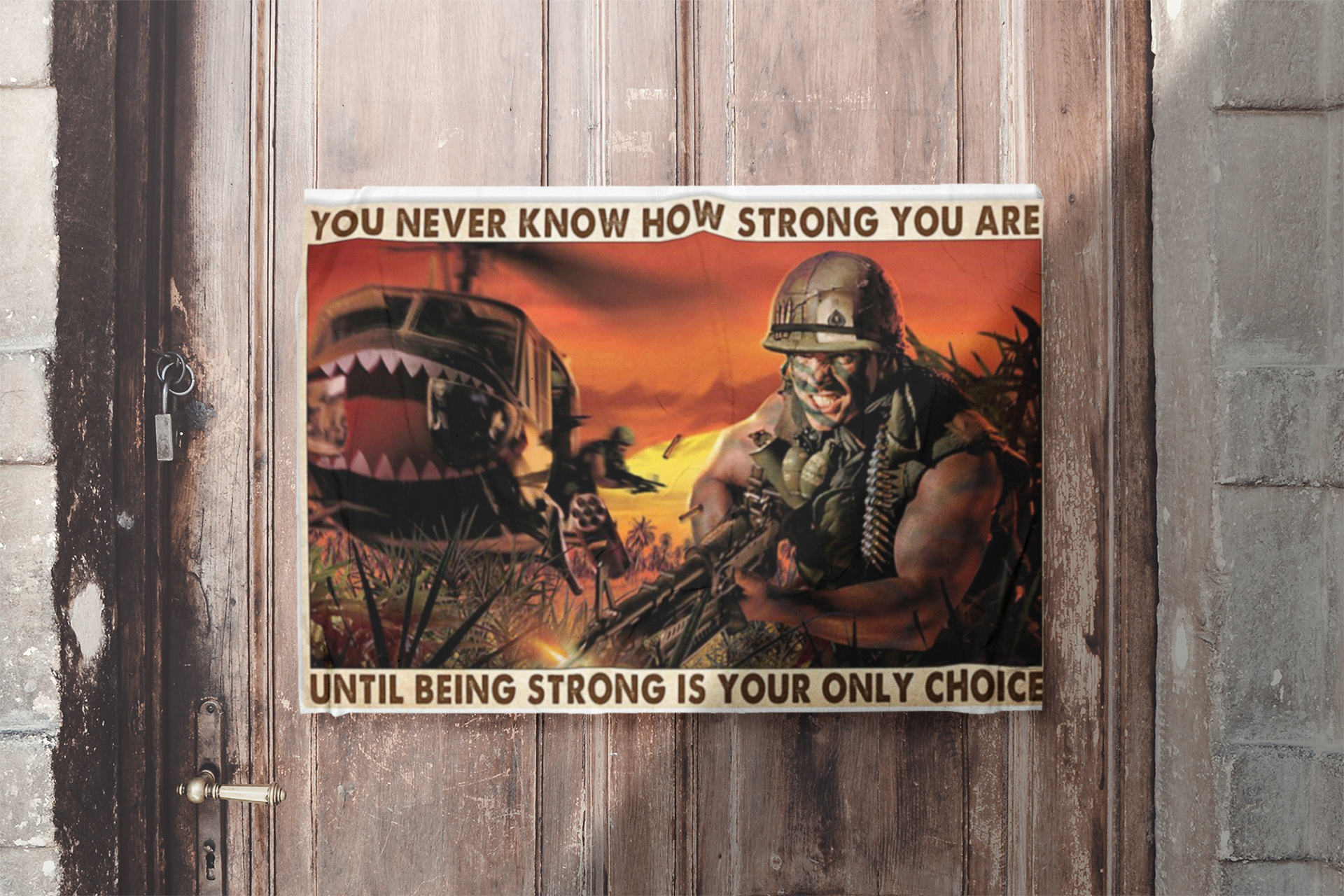 Veteran You never know how strong you are untill being strong is your only choice poster 3