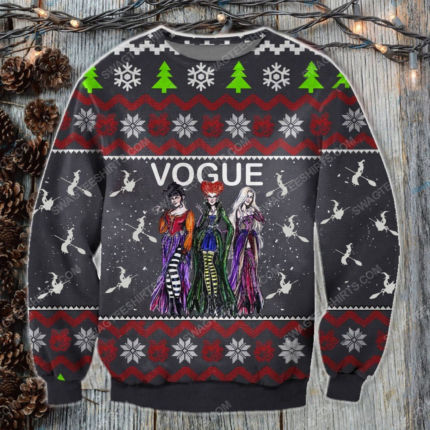 [special edition] Vogue witches hocus pocus ​ugly christmas sweater – maria