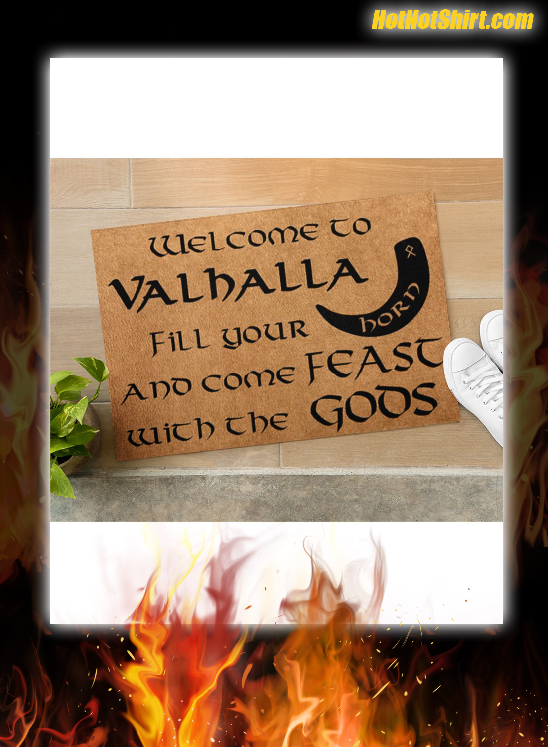 Wellcome to vahalla doormat 3