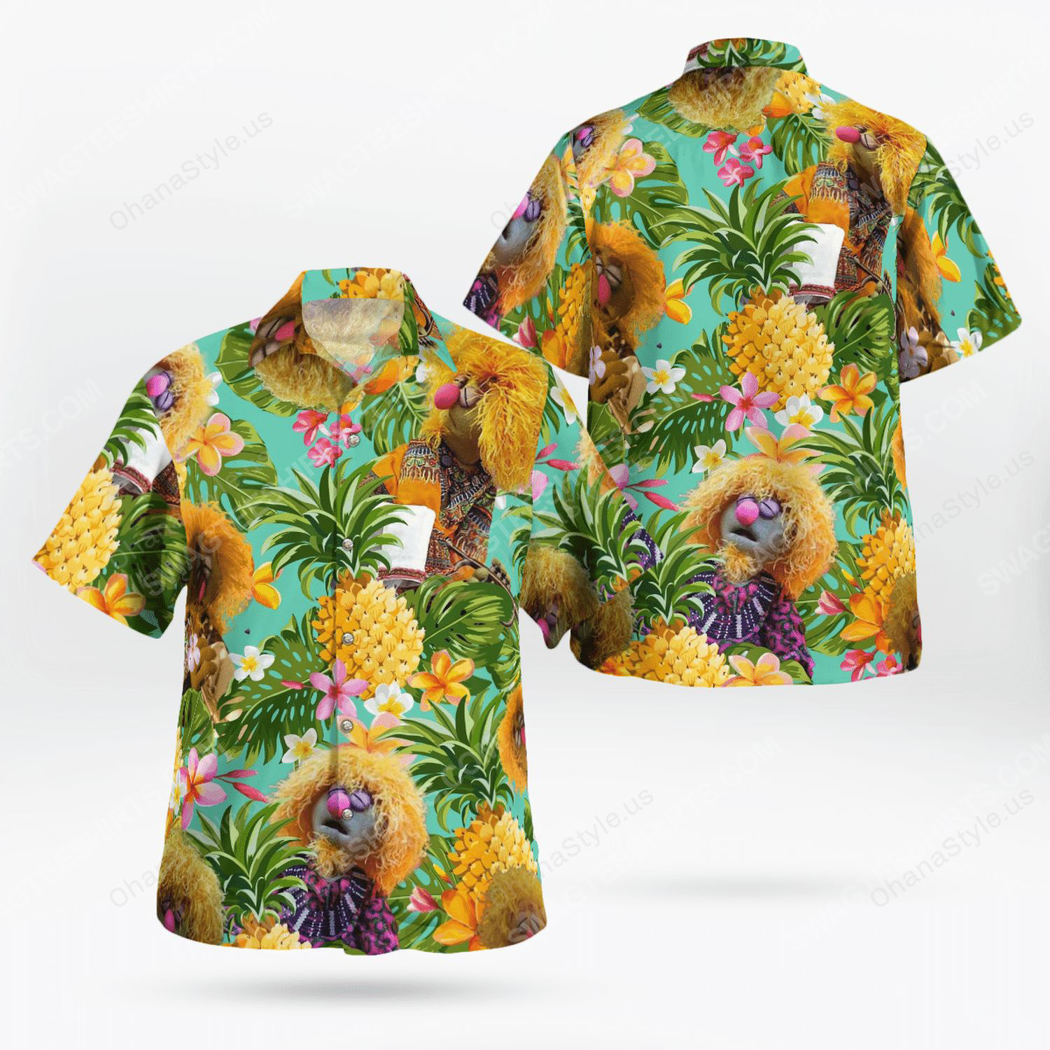 [special edition] Wembley fraggle fraggle rock tropical hawaiian shirt – maria