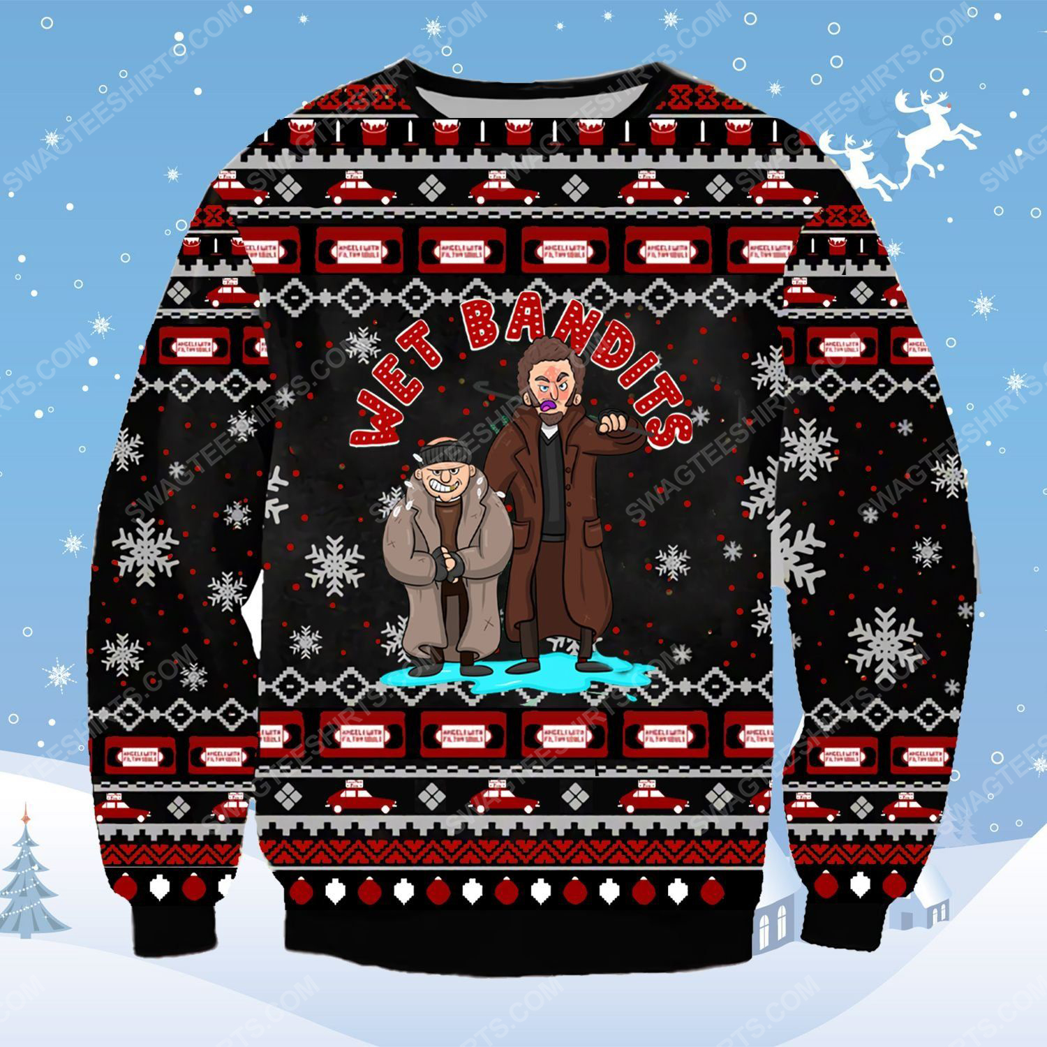 [special edition] Wet bandits band ugly christmas sweater – maria