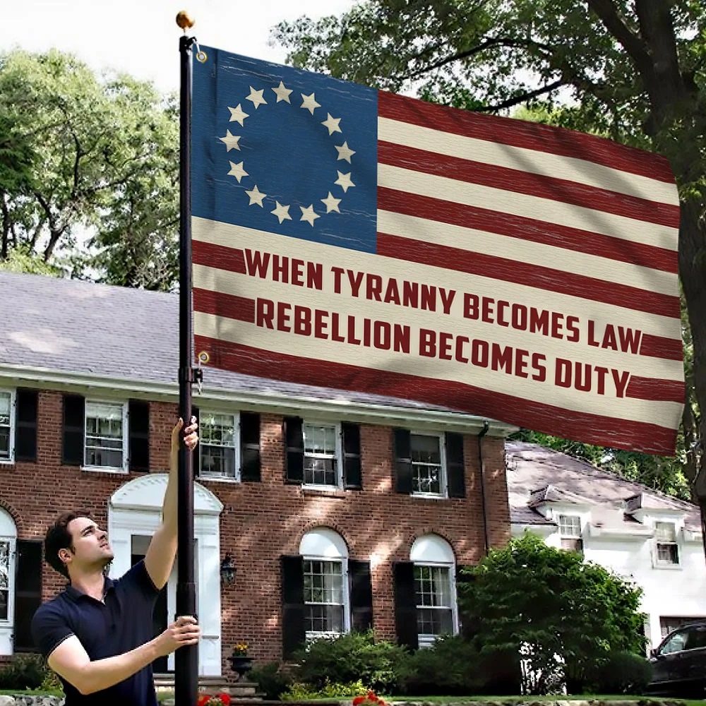 When Tyranny Becomes Law Rebellion Becomes Duty Flag – Saleoff 041021