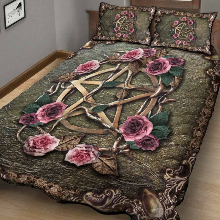 Witch Mystical 3D Pattern Print Quilt bedding Set 1