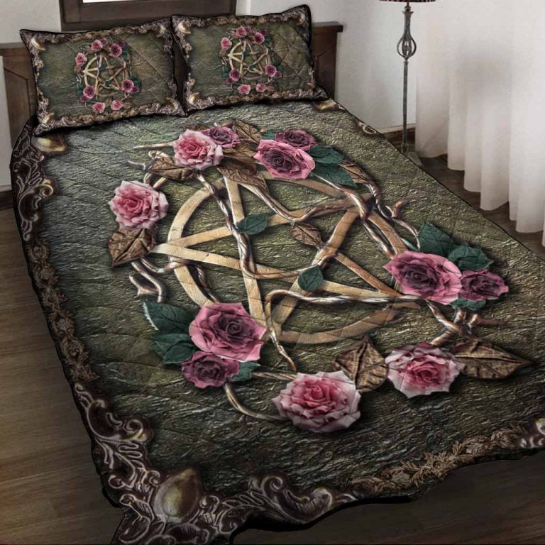 Witch Mystical 3D Pattern Print Quilt bedding Set