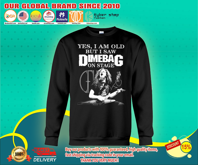 Yes I am old but I saw Dimebag Darrell on stage shirt 4