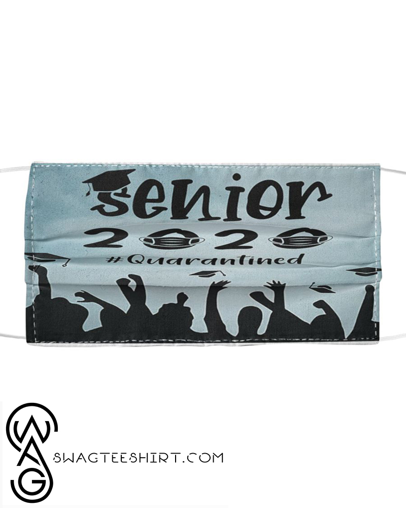 Seniors 2020 quarantined all over printed face mask – maria