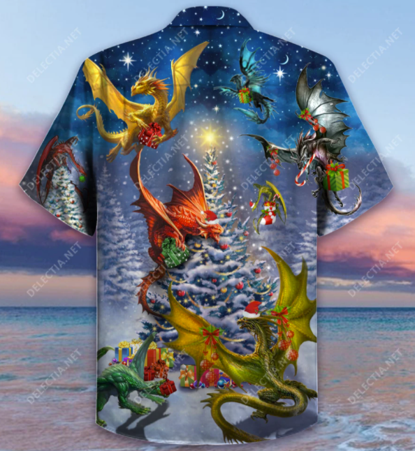 Christmas dragons hawaiian 2