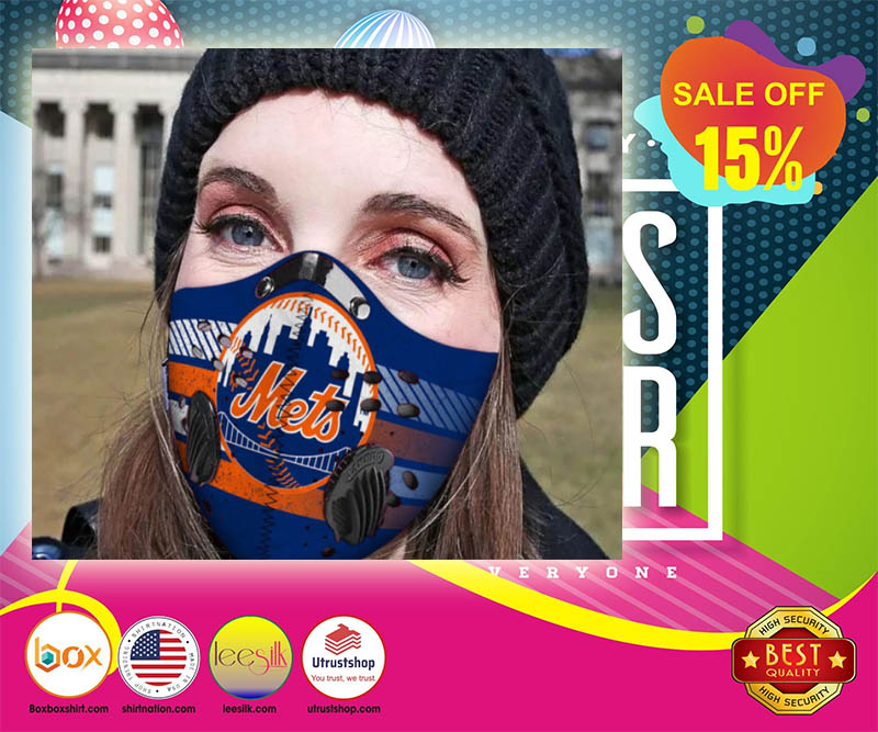 New York Mets filter face mask 3