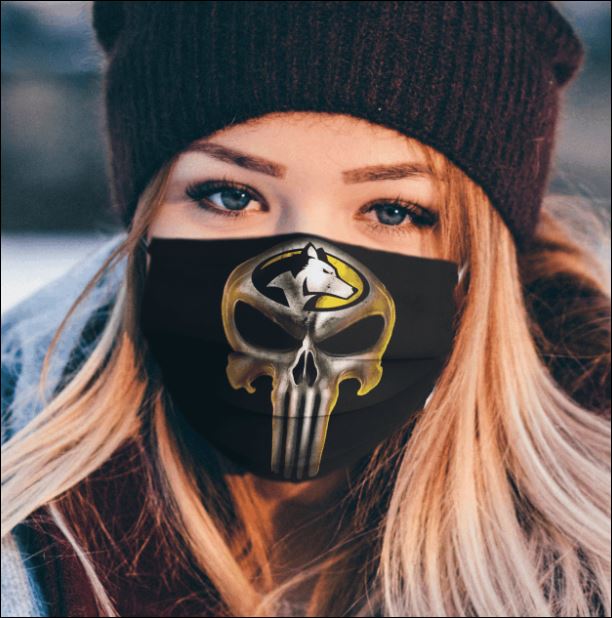 Michigan Tech Huskies The Punisher face mask