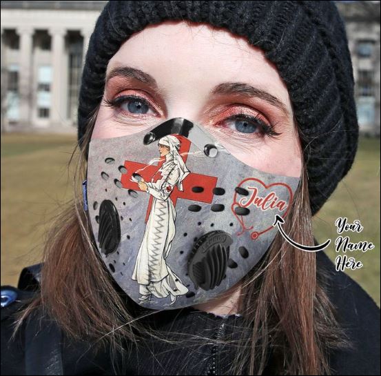Vintage nurse filter activated carbon face mask