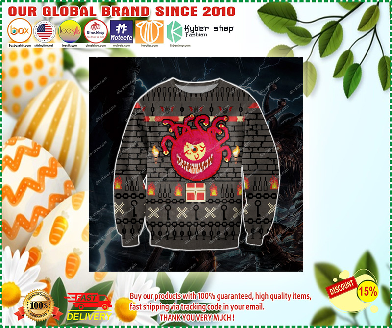 BEHOLDER UGLY CHRISTMAS SWEATER 1