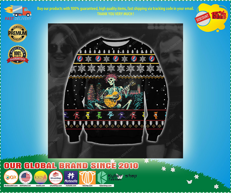 GRATEFUL DEAD UGLY CHRISTMAS SWEATER 2