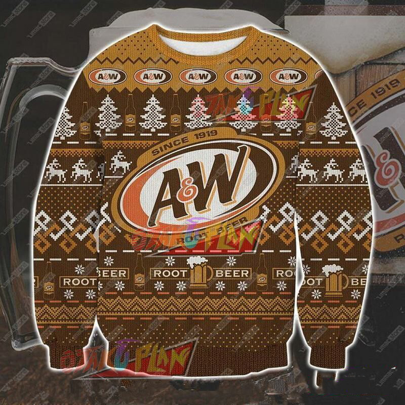 A&W Root Beer Ugly Christmas Sweater