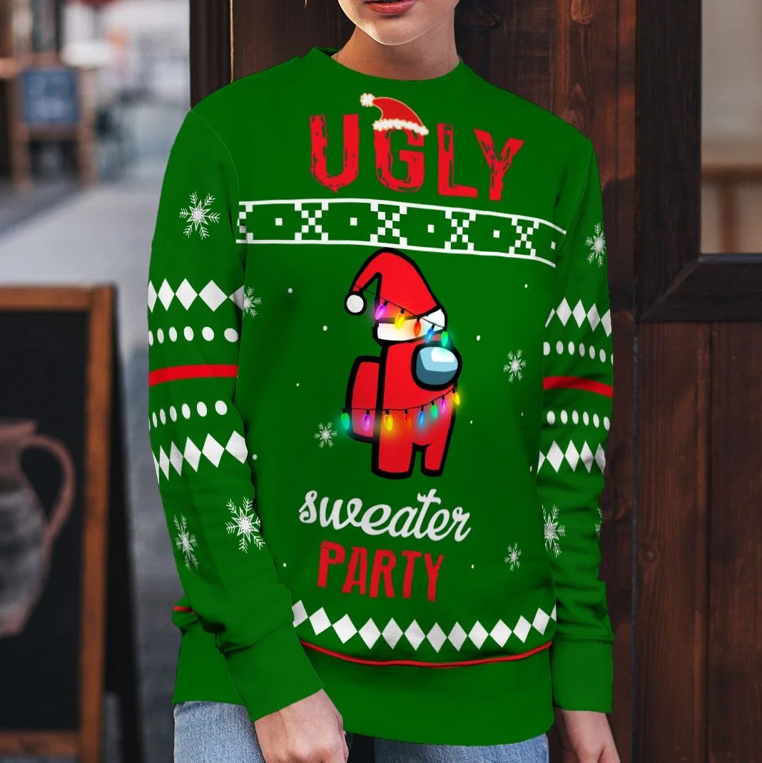 Among us ugly christmas sweater