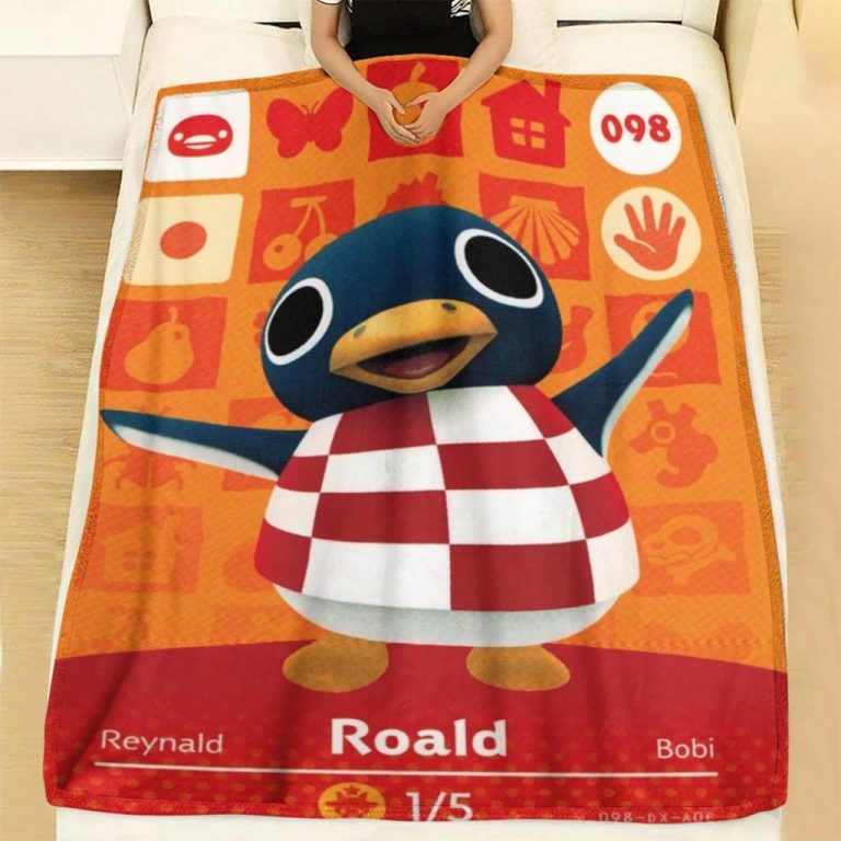 Animal Crossing Happy Home Designer Amiibo Card Custom Soft Blanket