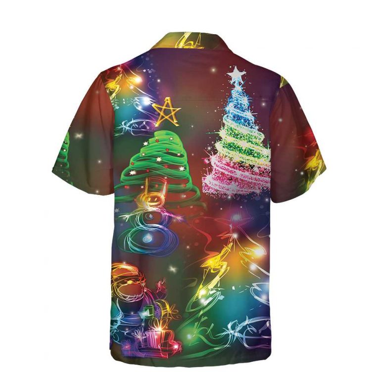 Bright Night Christmas Tree Merry Christmas Hawaiian Shirt