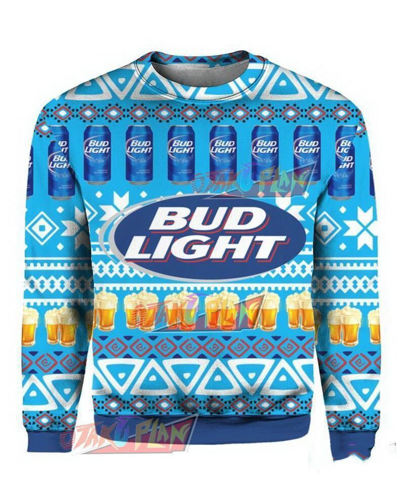 Bud Light Beer Ugly Christmas Sweater – Saleoff 201121