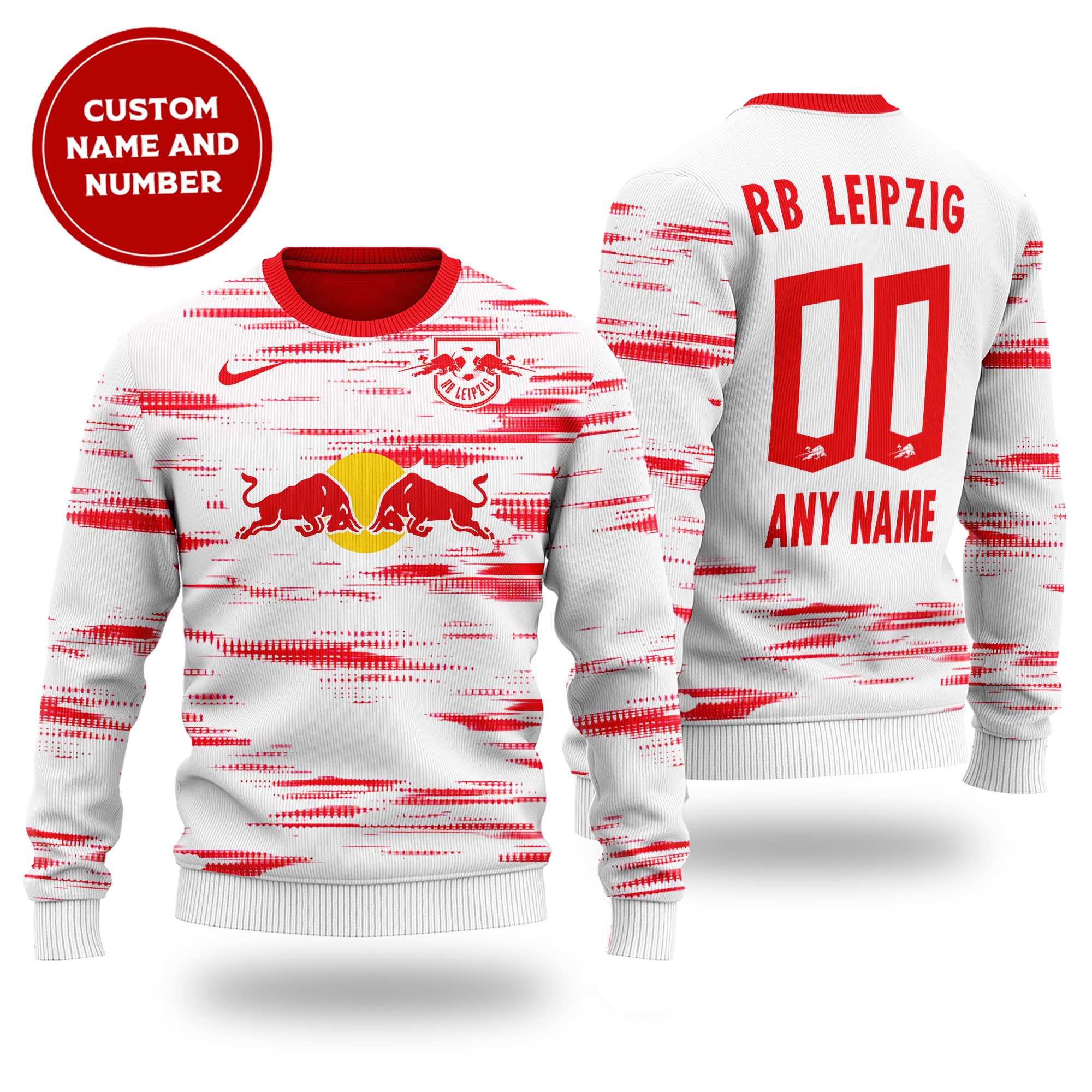 [ Amazing ] Bundesliga Leipzig FC cutom name and number sweater – Saleoff 261121