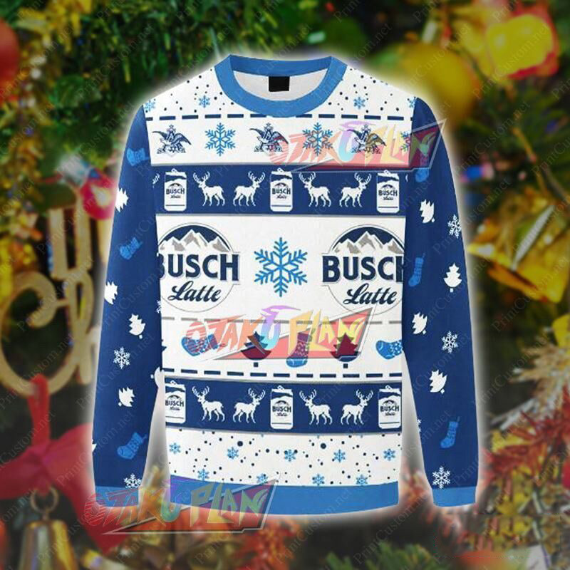 Busch Latte Beer Ugly Christmas Sweater – Saleoff 201121