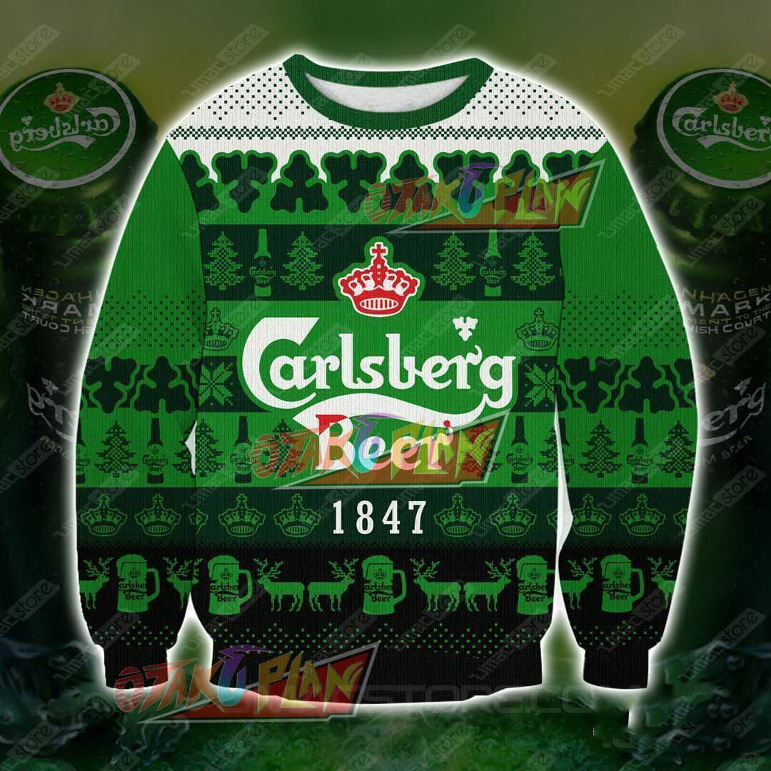 Carlsberg Beer Ugly Christmas Sweater – Saleoff 201121