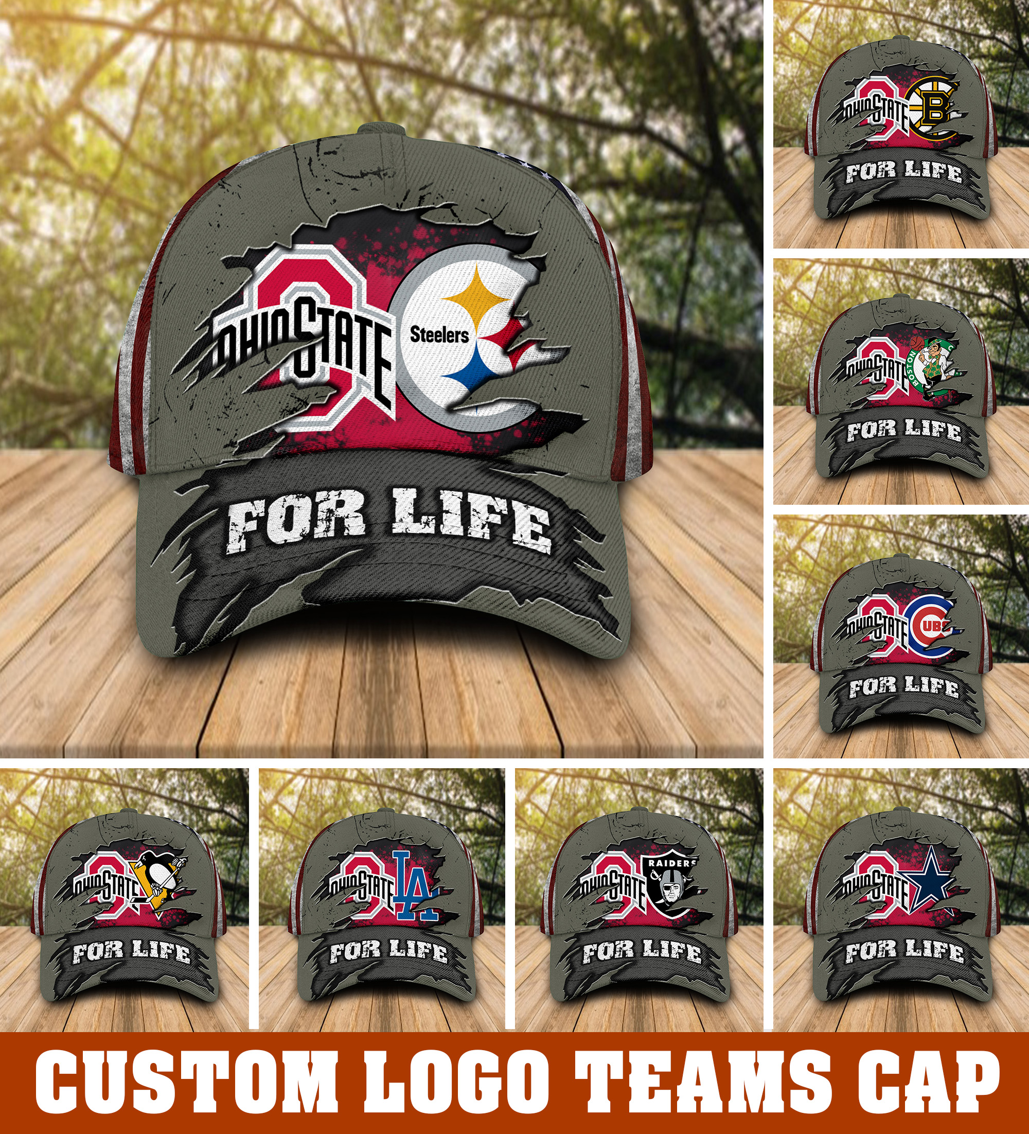 Custom logo Sport teams For Life Cap – Saleoff 121121