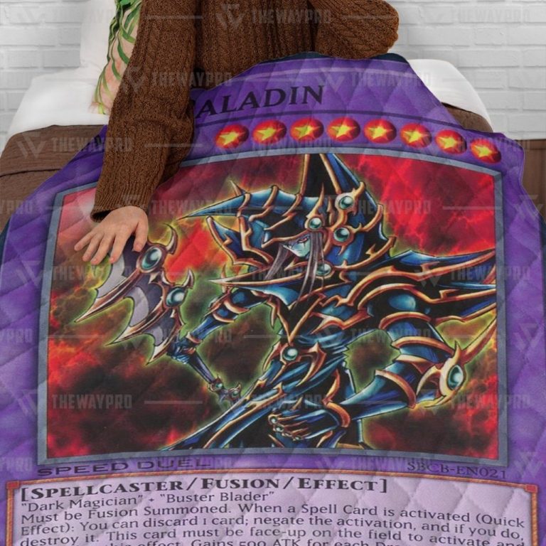 Dark Paladin Card Custom Soft Blanket