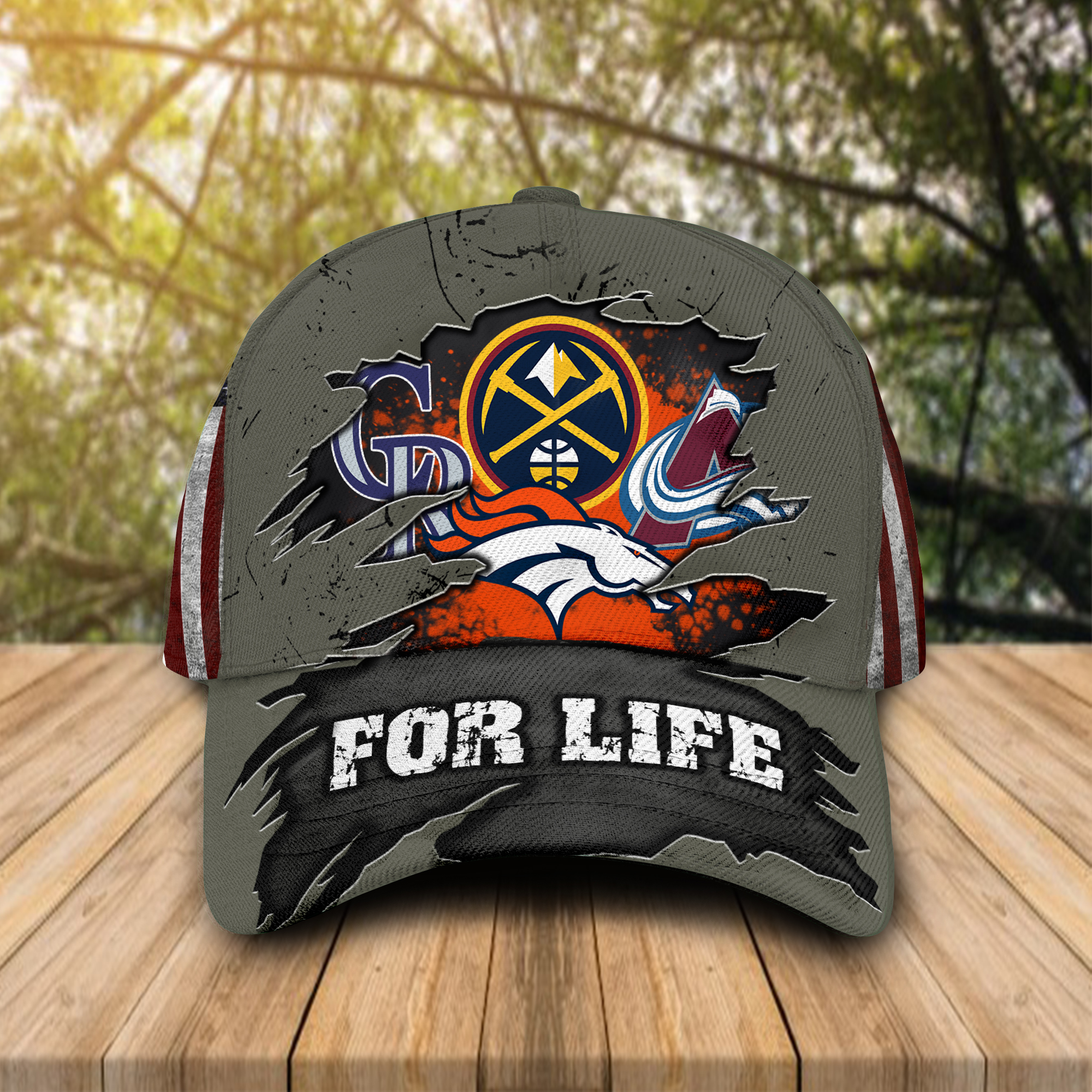 Denver Broncos Denver Nuggets Colorado Rockies Colorado Avalanche For Life Cap – Saleoff 121121