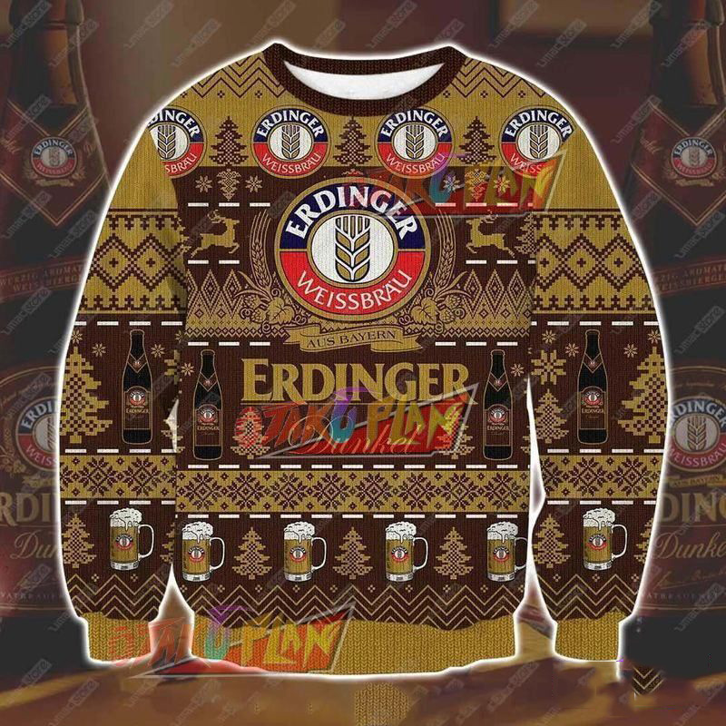 Erdinger Dunkel Beer Ugly Christmas Sweater – Saleoff 201121