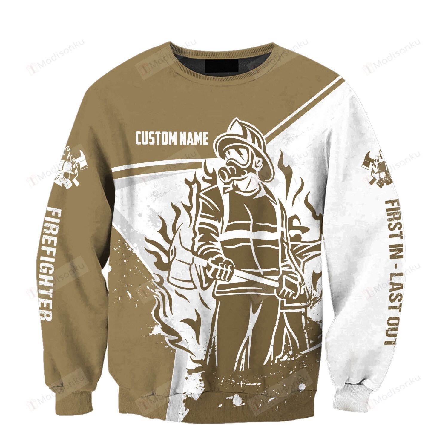[ Amazing ] Firefighter custom name ugly christmas sweater – Saleoff 301121