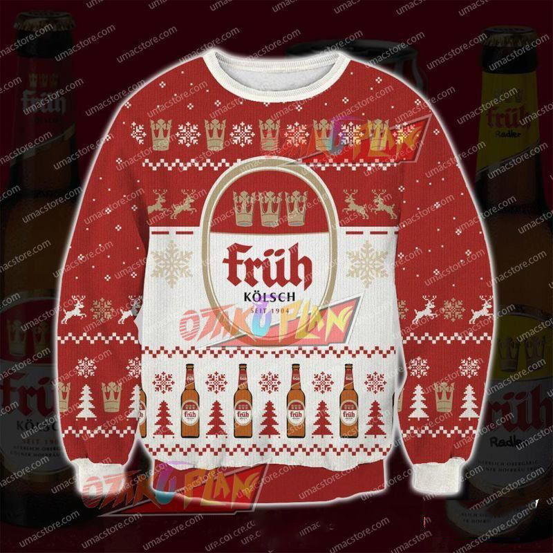 Fruh Kolsch Beer Ugly Christmas Sweater – Saleoff 201121