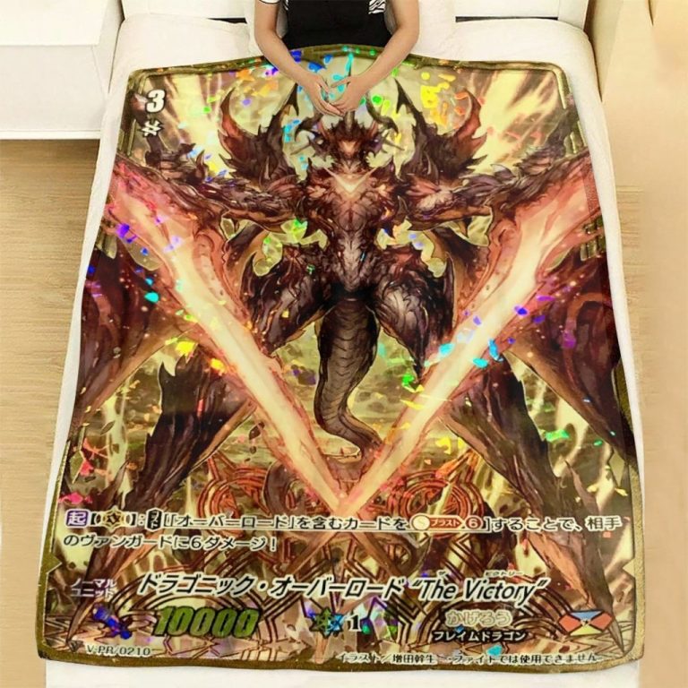 Game Vanguard Cards Dragonic Overlord The Victory Custom Soft Blanket