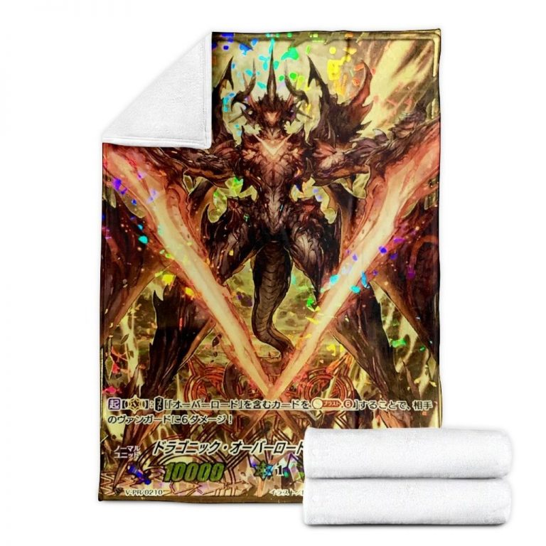 Game Vanguard Cards Dragonic Overlord The Victory Custom Soft Blanket