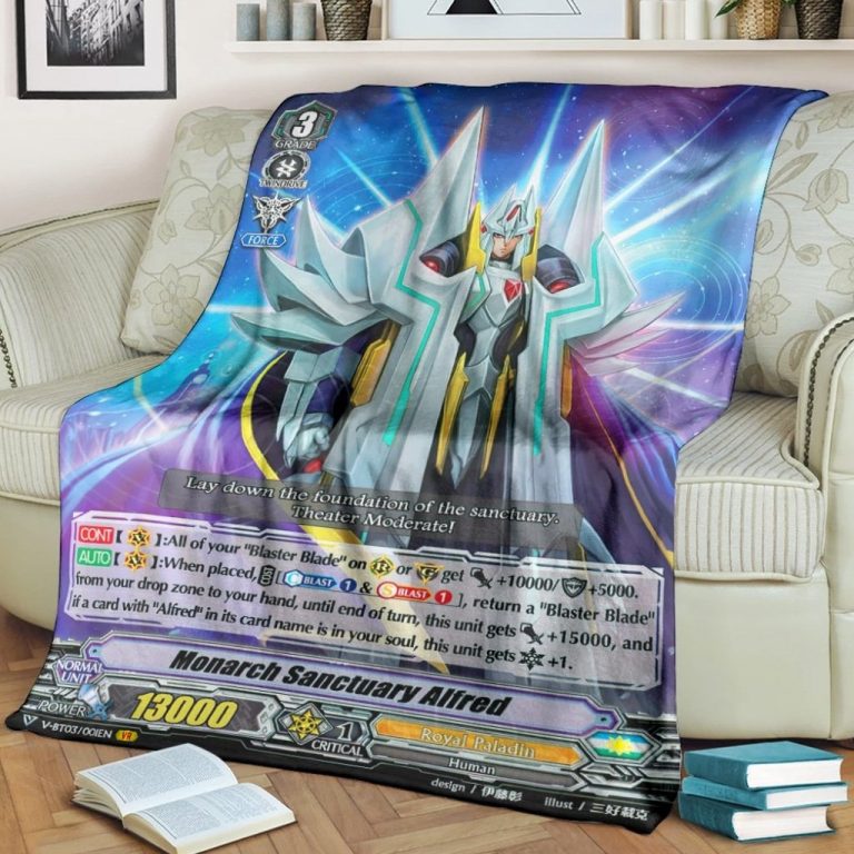 Game Vanguard Cards Monarch Sanctuary Alfred V Series Custom Soft Blanket