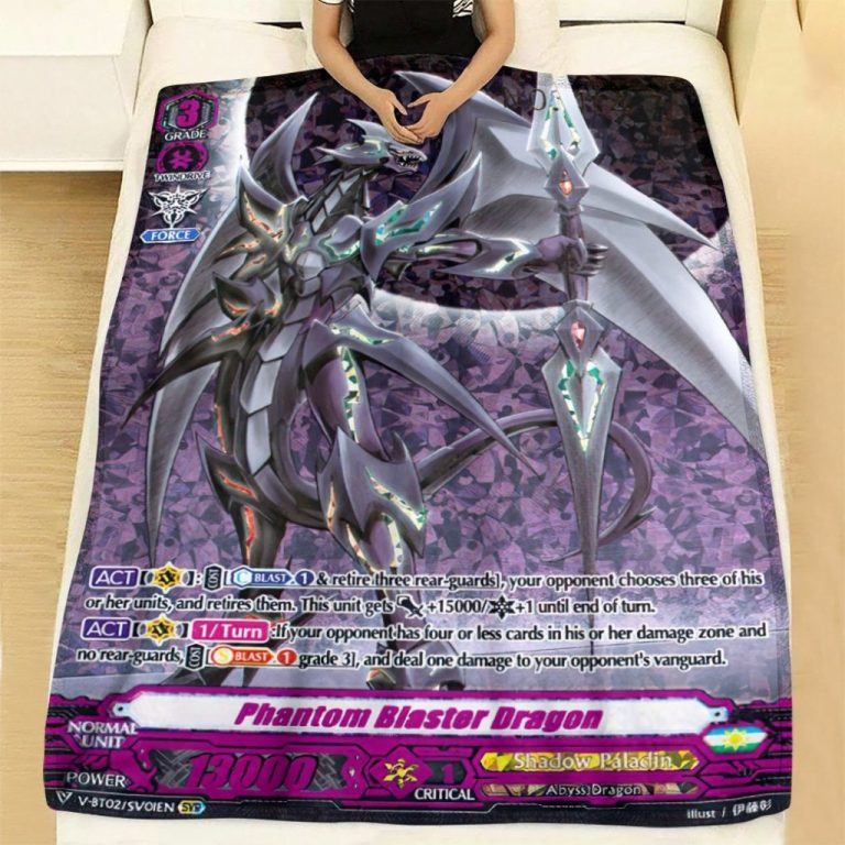 Game Vanguard Cards Phantom Blaster Dragon Secret Campaign Limited Custom Soft Blanket