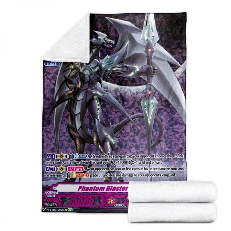 Game Vanguard Cards Phantom Blaster Dragon Secret Campaign Limited Custom Soft Blanket